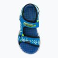 SKECHERS Mega Splash gyermek szandál fekete/kék/lila/lime 5