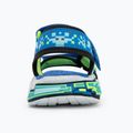 SKECHERS Mega Splash gyermek szandál fekete/kék/lila/lime 6