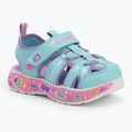 SKECHERS gyermek szandál Play Scene Splash Cute Crew türkiz/lilaszínű szandál
