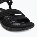 Női szandálok SKECHERS Reggae Slim Coffee Run black 7