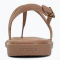 Női szandálok  Crocs Miami Thong Flip milk chocolate 6