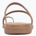 Női papucsok Crocs Miami Toe Loop Sandal milk chocolate 6