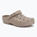 Crocs Classic Floral Cutout Clog flip-flop szürke színű flip-flopok