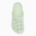 Crocs Classic Floral Cutout Clog flip-flop jade árnyalatú flip-flopok 6