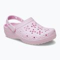 Crocs Classic Floral Cutout Clog rózsaszín tej