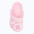 Crocs Classic Floral Cutout Clog Gyerekek Gyermek flip flop rózsaszín tej 6
