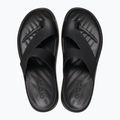 Női Crocs Getaway Platform Toe Loop flip flop fekete 2