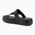 Női Crocs Getaway Platform Toe Loop flip flop fekete 3