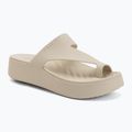 Női flip-flop papucsok Crocs Getaway Platform Toe Loop sandstone