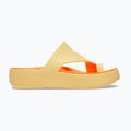 Női flip-flopok Crocs Getaway Platform Toe Loop golden hour