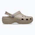Női papucsok Crocs Classic Platform Clog taupe 2