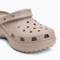 Női papucsok Crocs Classic Platform Clog taupe 8