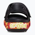 Crocs Crocband Cruiser Flames fekete gyermek szandálok 3