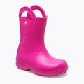 Gyerek gumicsizma Crocs Handle It Rain Boot Kids Toddler pink crush 8