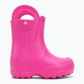 Gyerek gumicsizma Crocs Handle It Rain Boot Kids Toddler pink crush 2