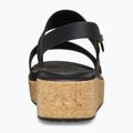 Női Crocs Brooklyn Cork Low Wedge szandál fekete/fekete 3