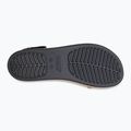 Női Crocs Brooklyn Cork Low Wedge szandál fekete/fekete 4