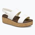 Női Crocs Brooklyn Cork Low Wedge kréta szandálok