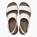 Női Crocs Brooklyn Cork Low Wedge kréta szandálok 5