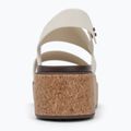 Női Crocs Brooklyn Cork Low Wedge kréta szandálok 6