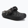 Papucsok Crocs Classic Fleece Lined black