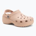 Női papucs Crocs Classic Platform Clog pink caramel 2
