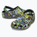 Papucs Crocs Classic Painted Floral black sand 14