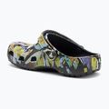 Papucs Crocs Classic Painted Floral black sand 4