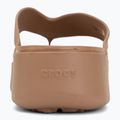 Női flip-flop papucsok Crocs Gateway Platform milk chocolate 6