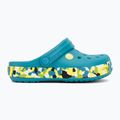 Gyerek papucsok Crocs Crockband Glow Confetti Band turbo teal/multi 3