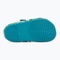 Gyerek papucsok Crocs Crockband Glow Confetti Band turbo teal/multi 5