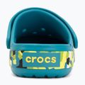 Gyerek papucsok Crocs Crockband Glow Confetti Band turbo teal/multi 7
