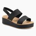 Női szandálok  Crocs Brooklyn Matte Wrap Low Wedge black/cashew