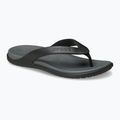 Papucsok Crocs Coast Flip black/slate grey