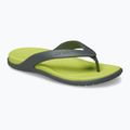 Papucsok Crocs Coast Flip slate grey/citrus 8
