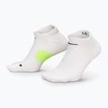 Zoknik Nike Running Midweight No-Show white/volt/black