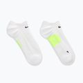 Zoknik Nike Running Midweight No-Show white/volt/black 3