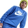 Gyermek Nike Sportswear Club Fleece pulóver üstökös kék/fehér 4