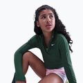 Gyerek hosszú ujjú edzőfelső Nike Dri-Fit 1/4 Zip fir/white 6
