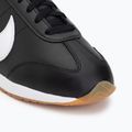 Női Nike Pacific Leather cipők black/cool grey/gum light brown/white 7