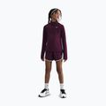 Gyerek edző hosszú ujjú póló Nike Dri-Fit 1/4 Zip bordeaux/white 2
