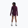 Gyerek edző hosszú ujjú póló Nike Dri-Fit 1/4 Zip bordeaux/white 3