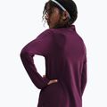 Gyerek edző hosszú ujjú póló Nike Dri-Fit 1/4 Zip bordeaux/white 5