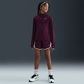 Gyerek edző hosszú ujjú póló Nike Dri-Fit 1/4 Zip bordeaux/white 7