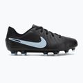 Gyermek futballcipő Nike Tiempo Legend 10 Academy FG/MG fekete/fekete 2