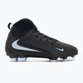 Nike Phantom 6 High Club FG/MG fekete/fekete gyermek focicipő 2