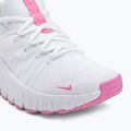 Női edzőcipő Nike Free Metcon 6 fehér/játékos rózsaszín 7