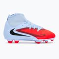 Nike Phantom 6 High Club FG/MG gyermek futballcipő királyi bordó/bright crimson 2