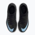 Gyermek focicipő Nike Mercurial Superfly 10 Club fekete/jeges kék 13