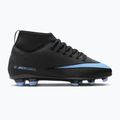Gyermek futballcipő Nike Mercurial Superfly 10 Club FG/MG fekete/jeges kék 8